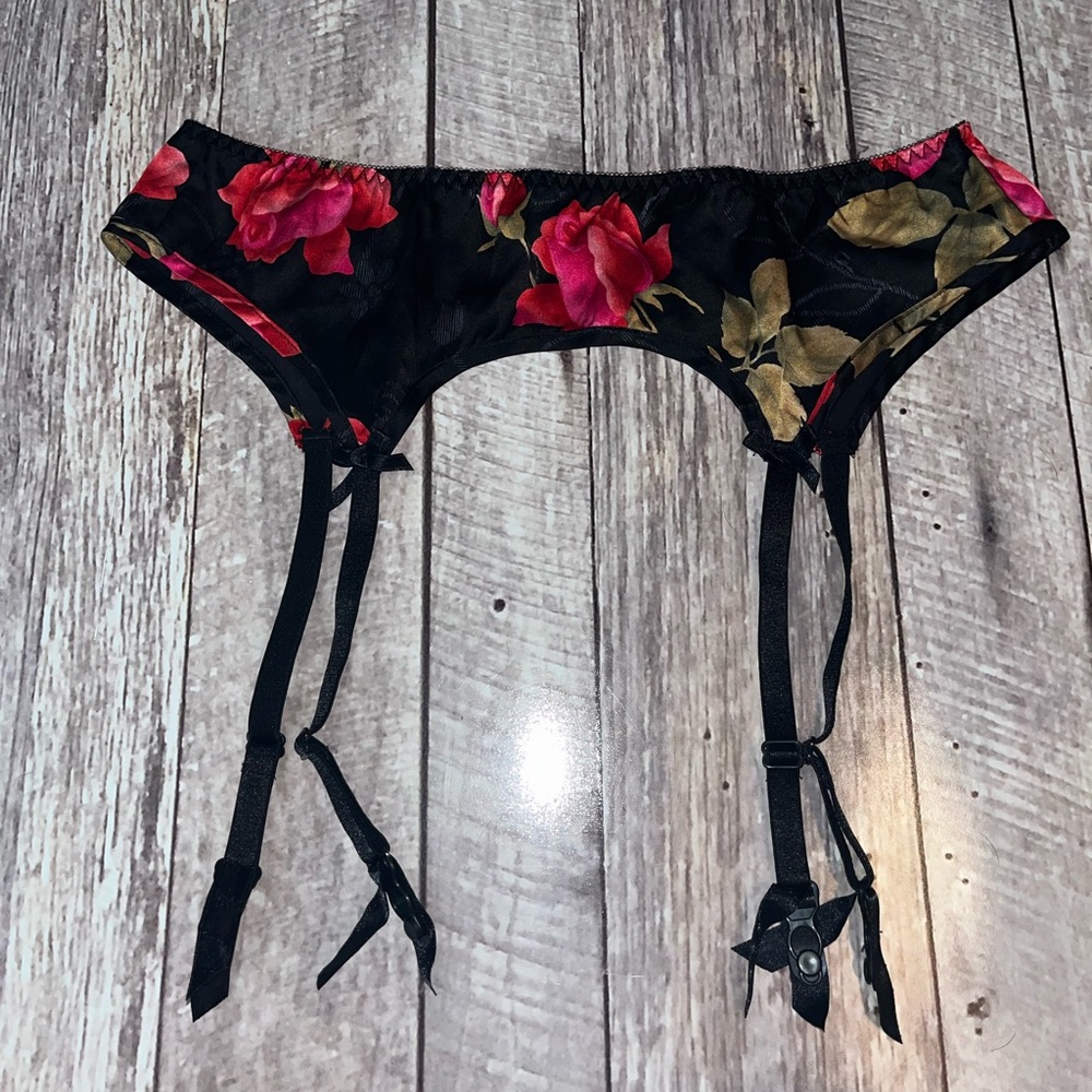 Vintage Victoria’s Secret Satin Garter Belt